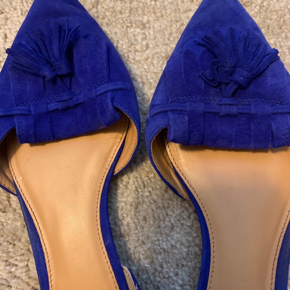 J. Crew suede flats